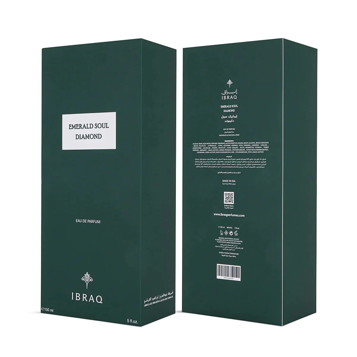 IBRAQ Emerald Soul Diamond EDP 150ml