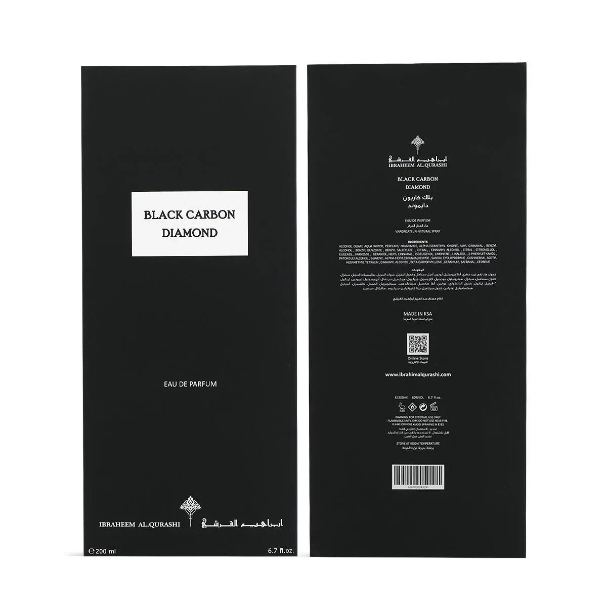 IBRAQ Black Carbon Diamond EDP 150ml