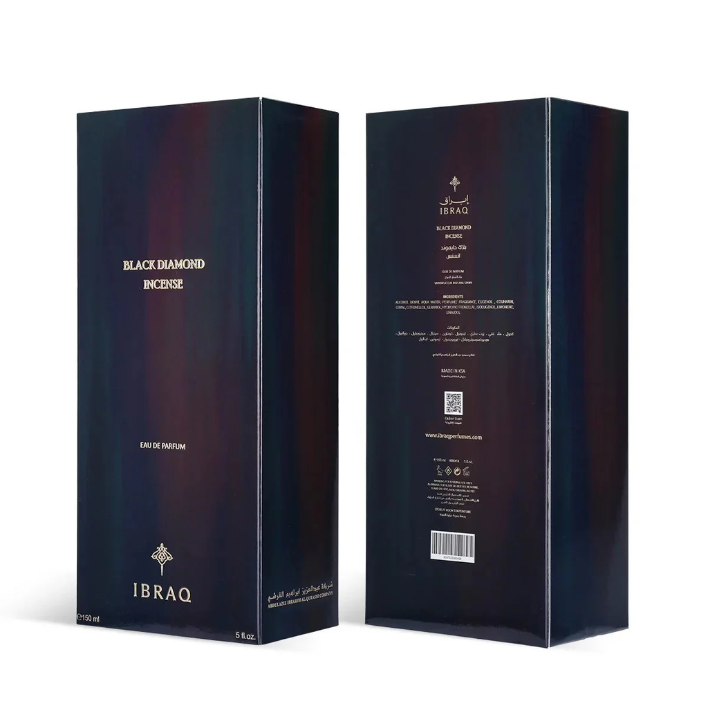 IBRAQ Black Incense Diamond EDP 150ml